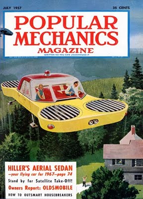 Fin des années 60, on nous promettait les voitures volantes dans les magazines américains.