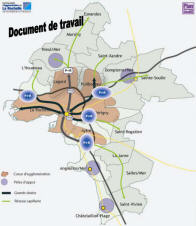 Plan d'un point de vue du transport public
